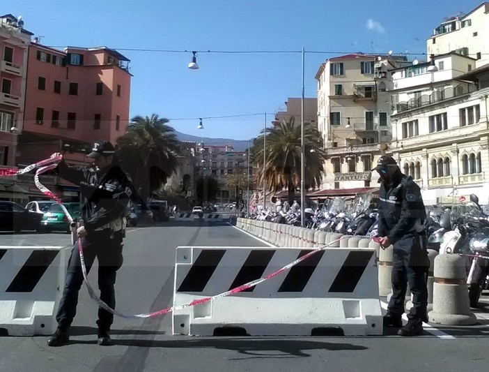 Le nuove corsie di piazza Eroi lato Levante