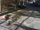 Sanremo: strada Borgo disastrata ed un cartello che da tempo annuncia lavori mai eseguiti