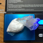 Cocaina dalla costa savonese alla Val Bormida, arrestato 35enne dell’Imperiese: era affidato ai servizi sociali