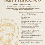 Sanremo celebra gli 800 anni dalla morte di San Francesco: tre appuntamenti al Casinò Sanremo celebra gli 800 anni dalla morte di San Francesco: tre appuntamenti al Casinò