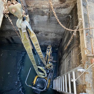 La stazione di sollevamento di Pian di Nave La stazione di sollevamento di Pian di Nave