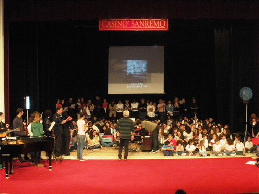 Sanremo: gran galà al Casinò insieme agli alunni della Pergolesi