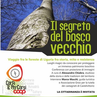 Sanremo, la sala punto d’incontro Coop ospita la conferenza pubblica "Il segreto del bosco vecchio" Sanremo, la sala punto d’incontro Coop ospita la conferenza pubblica "Il segreto del bosco vecchio"