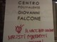 Camporosso: nuove scritte 'No vax' e offese al Presidente Toti stanotte al centro polivalente 'Falcone' (Foto) Camporosso: nuove scritte 'No vax' e offese al Presidente Toti stanotte al centro polivalente 'Falcone' (Foto)