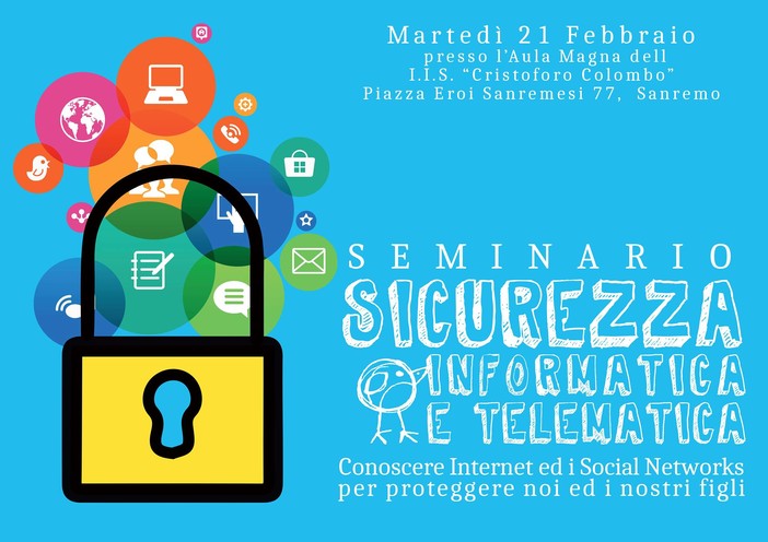 Sanremo: domani pomeriggio all’Istituto ‘Colombo’ seminario sull’uso sicuro di Internet e sulla prevenzione del cyber bullismo