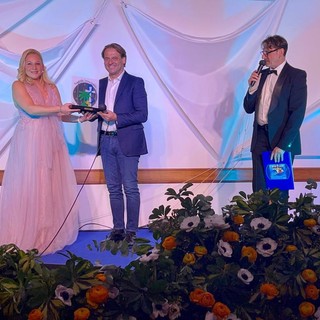 L'assessore regionale Scajola a finale della prima edizione del festival canzone Cristiana Sanremo 2022 L'assessore regionale Scajola a finale della prima edizione del festival canzone Cristiana Sanremo 2022