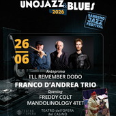 Sanremo, al Teatro dell’Opera prende il via Unojazz&amp;Blues con l’omaggio a Dodo Goya firmato Franco D’Andrea Trio