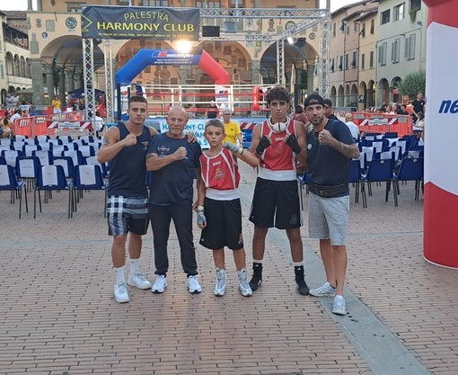 Sanremo Boxe protagonista ad Arezzo: doppio successo per Dallera e Muonassef