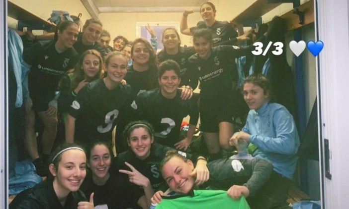 Calcio femminile, le Sanremo Ladies battono l’Entella e volano in testa alla classifica Calcio femminile, le Sanremo Ladies battono l’Entella e volano in testa alla classifica