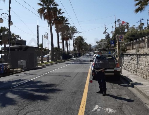 La città di Sanremo 'deserta' nell'aprile scorso La città di Sanremo 'deserta' nell'aprile scorso