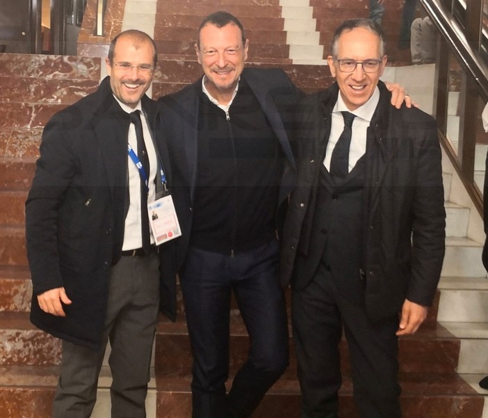 #Sanremo2020: una settimana al Festival, questa mattina Biancheri e Sindoni hanno incontrato la Rai e Amadeus (Foto) #Sanremo2020: una settimana al Festival, questa mattina Biancheri e Sindoni hanno incontrato la Rai e Amadeus (Foto)