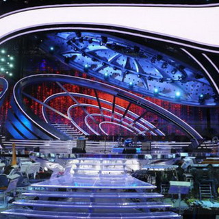 La scenografia del Festival 2012