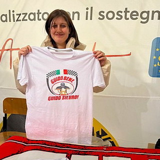 Sanremo: la studentessa dell’Istituto ‘Colombo’ Sofia Catania  è l’autrice del logo della campagna ‘Guido sicuro’