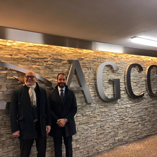 Da destra, il presidente di Federgioco Olmo Romeo con il vicepresidente Maurizio Salvalaio. Da destra, il presidente di Federgioco Olmo Romeo con il vicepresidente Maurizio Salvalaio.