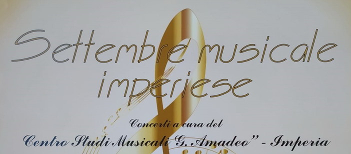 'Settembre Musicale Imperiese': ripartono le attività del Centro Studi Musicali Gaetano Amadeo