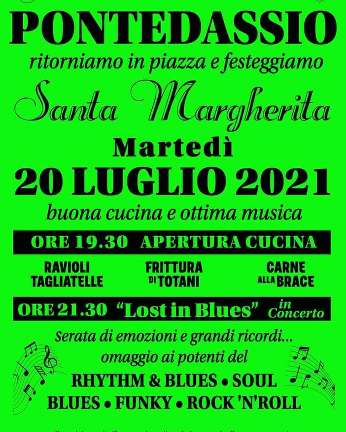 Pontedassio di prepara per la festa patronale di Santa Margherita: appuntamento domani dalle 18 Pontedassio di prepara per la festa patronale di Santa Margherita: appuntamento domani dalle 18
