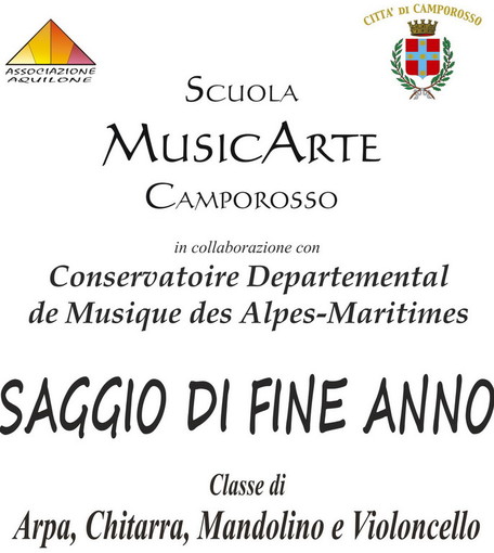 Camporosso: domenica prossima il primo saggio di fine anno della scuola 'MusicArte'