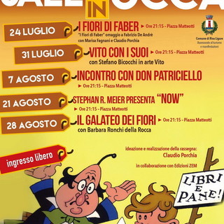 Da lunedì la terza edizione di 'Sale in zucca', la rassegna letteraria inizierà con un omaggio a Fabrizio De Andrè