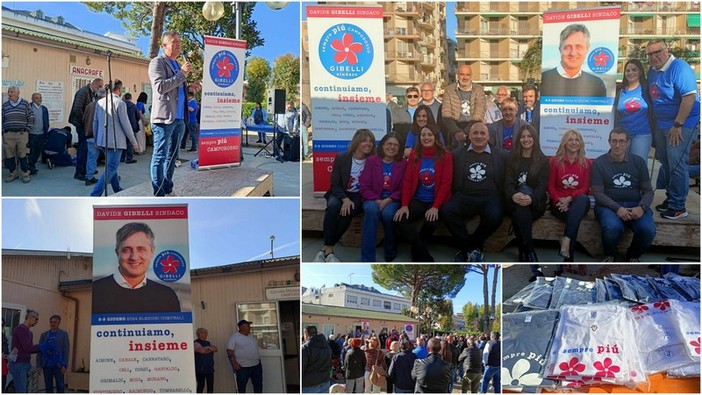 Elezioni comunali, Davide Gibelli presenta la sua squadra: "Sempre più Camporosso" (Foto e video)