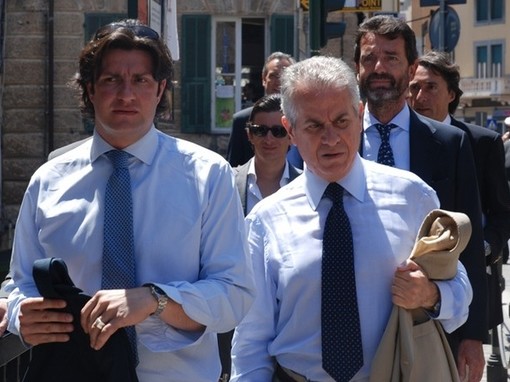 Da sinistra: Paolo Strescino e Claudio Scajola Da sinistra: Paolo Strescino e Claudio Scajola