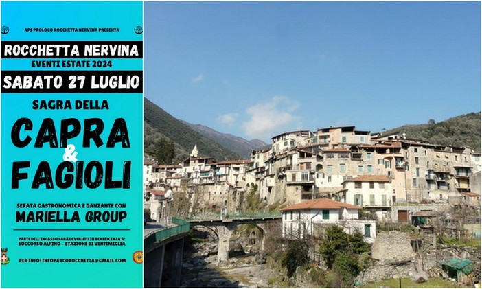 Cibo, musica e beneficenza a Rocchetta Nervina, al via la 'Sagra della capra & fagioli' (Foto) Cibo, musica e beneficenza a Rocchetta Nervina, al via la 'Sagra della capra & fagioli' (Foto)