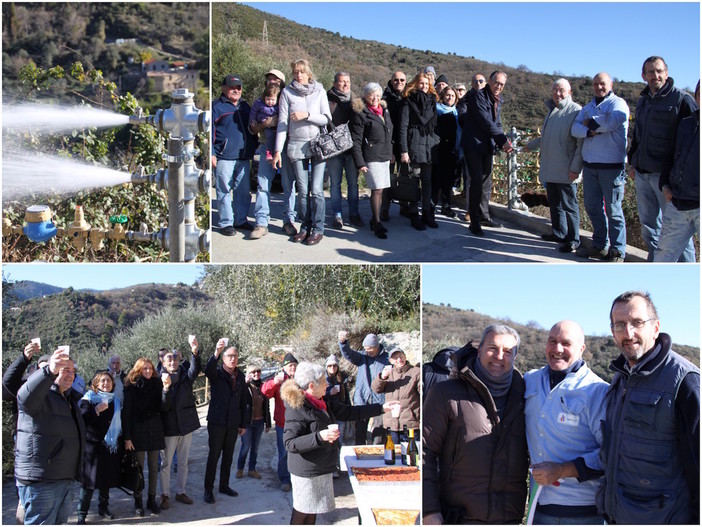 Sanremo: svolta storica in frazione Suseneo, arriva l’acqua potabile per 30 famiglie. Biancheri: “Sono contento e orgoglioso” (foto e video)