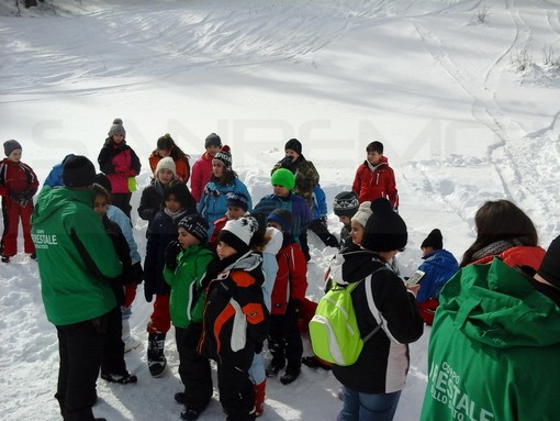 Giornata di scuola sulla neve a Monesi per la 4a della Scuola Primaria di Riva Ligure