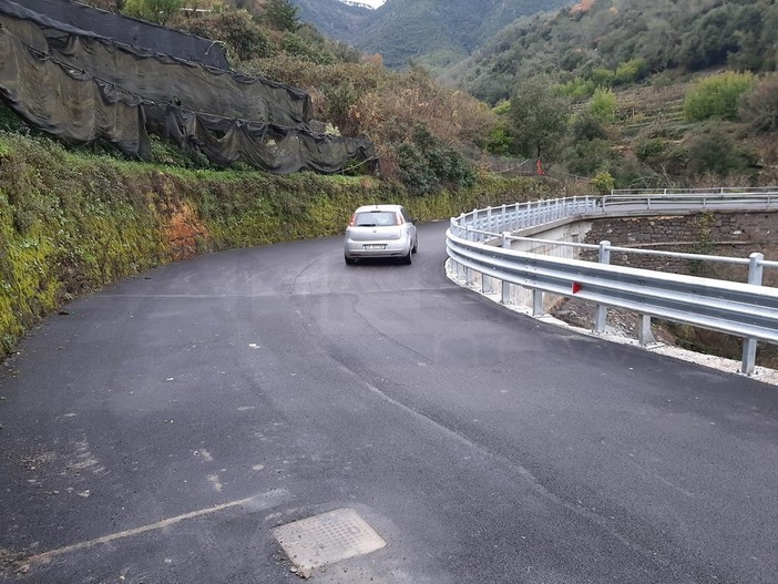 Rocchetta Nervina: domani l'inaugurazione ufficiale ma è transitabile da oggi la Provinciale 68 (Foto)
