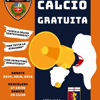 All'Ospedaletti Scuola Calcio gratuita per i ragazzi del 2014, 2015 e 2016