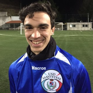 Nella foto Matteo Stella, 19 anni, difensore della Sanstevese