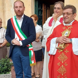Ventimiglia: grande festa in frazione San Lorenzo per il santo patrono, presente anche il sindaco (Foto)