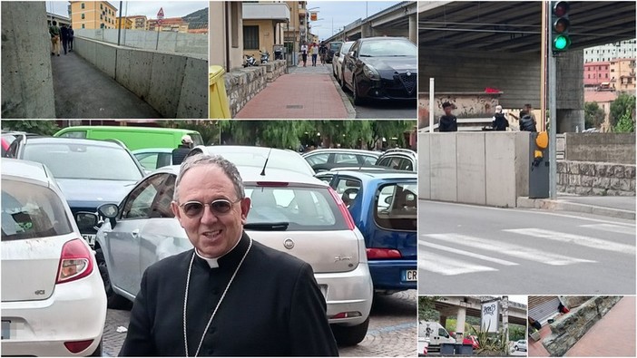 Emergenza migranti a Ventimiglia, il vescovo Suetta: "Comunità internazionale affronti il problema" (Foto e video)