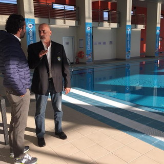 Taggia: sopralluogo del Sindaco Mario Conio alla piscina "Soddisfatto per il lavoro fatto" (Foto) Taggia: sopralluogo del Sindaco Mario Conio alla piscina "Soddisfatto per il lavoro fatto" (Foto)