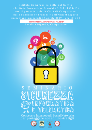 Camporosso: oggi al centro 'Falcone' il seminario “Conoscere Internet e i social network per proteggere noi e i nostri figli”