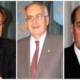 Da sinistra: Gianfranco Gaggero, Paolo Calzia e Luigi Sappa Da sinistra: Gianfranco Gaggero, Paolo Calzia e Luigi Sappa