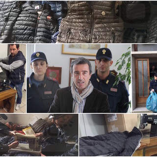 Sanremo: scoperta dalla Polizia una sartoria di merce contraffatta, sequestrati oltre un migliaio di pezzi e quattro senegalesi denunciati