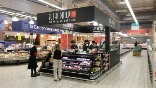 Arma di Taggia: da oggi al Conad c'è 'Sushi Daily' la cucina giapponese al supermercato