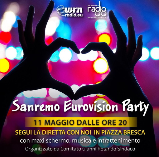 Sanremo città della musica, sabato 11 maggio Eurovision party con Gianni Rolando in piazza Bresca