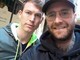 Il 'selfie' di Fabio Gatti con Stephan Lichtsteiner