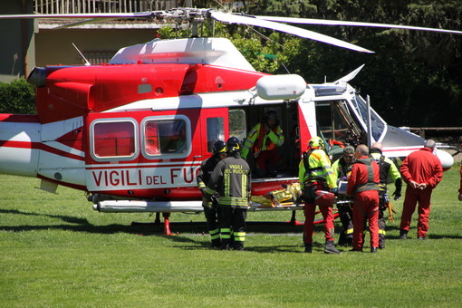 Camporosso: 80enne cade mentre lavora in campagna, trasportato in ospedale a Pietra Ligure