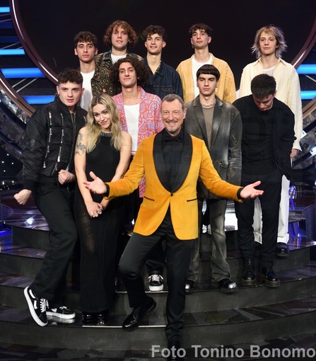 I protagonisti di Sanremo Giovani 2022 (foto Tonino Bonomo) I protagonisti di Sanremo Giovani 2022 (foto Tonino Bonomo)