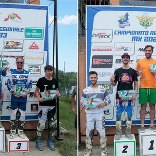 Motocross, due piloti del Motoclub Gentlemen Bordighera sul podio a Casale Monferrato (Foto)