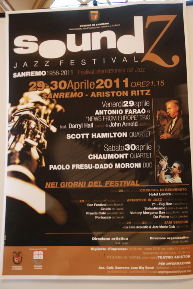 Sanremo: al via oggi le iniziative per Soundz il festival di jazz