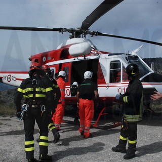 Pigna: anziano colpito da ictus, interviene l'elicottero per il trasporto al 'Santa Corona' di Pietra Ligure