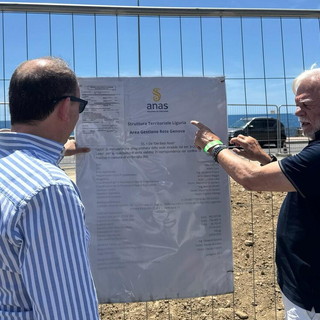 Ventimiglia, sopralluogo di Di Muro e Gemme a Ponte San Ludovico: avanti i lavori dopo la riapertura dell’Aurelia Ventimiglia, sopralluogo di Di Muro e Gemme a Ponte San Ludovico: avanti i lavori dopo la riapertura dell’Aurelia