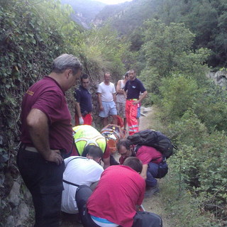 Canyoning Rocchetta Nervina: mobilitazione di soccorsi per un ragazzo ferito, allertato l'elicottero