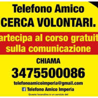 Il Telefono Amico di Imperia organizza un corso sulla comunicazione per la ricerca di nuovi volontari Il Telefono Amico di Imperia organizza un corso sulla comunicazione per la ricerca di nuovi volontari