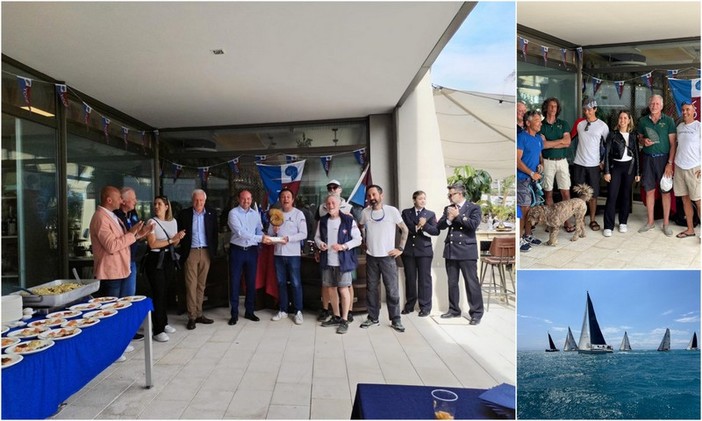 Vele in mare tra Bordighera e Ventimiglia, Pier Marco Babando conquista il Trofeo Cala del Forte (Foto)