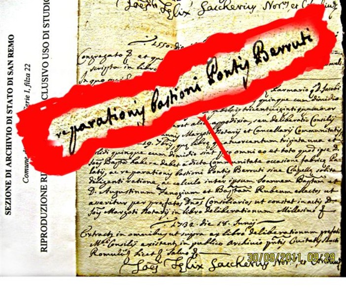 Copia della delibera del 1550 che parla di riparazione e non di costruzione della torre Ciapela Copia della delibera del 1550 che parla di riparazione e non di costruzione della torre Ciapela