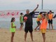 Nella foto una fase dei tornei di Beach handball organizzati dalla Pallamano Ventimiglia